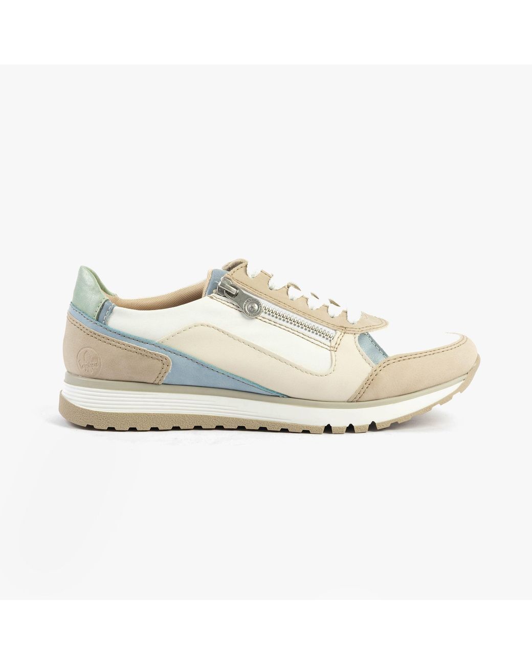 Rieker White 49002-80 Trainers Combination