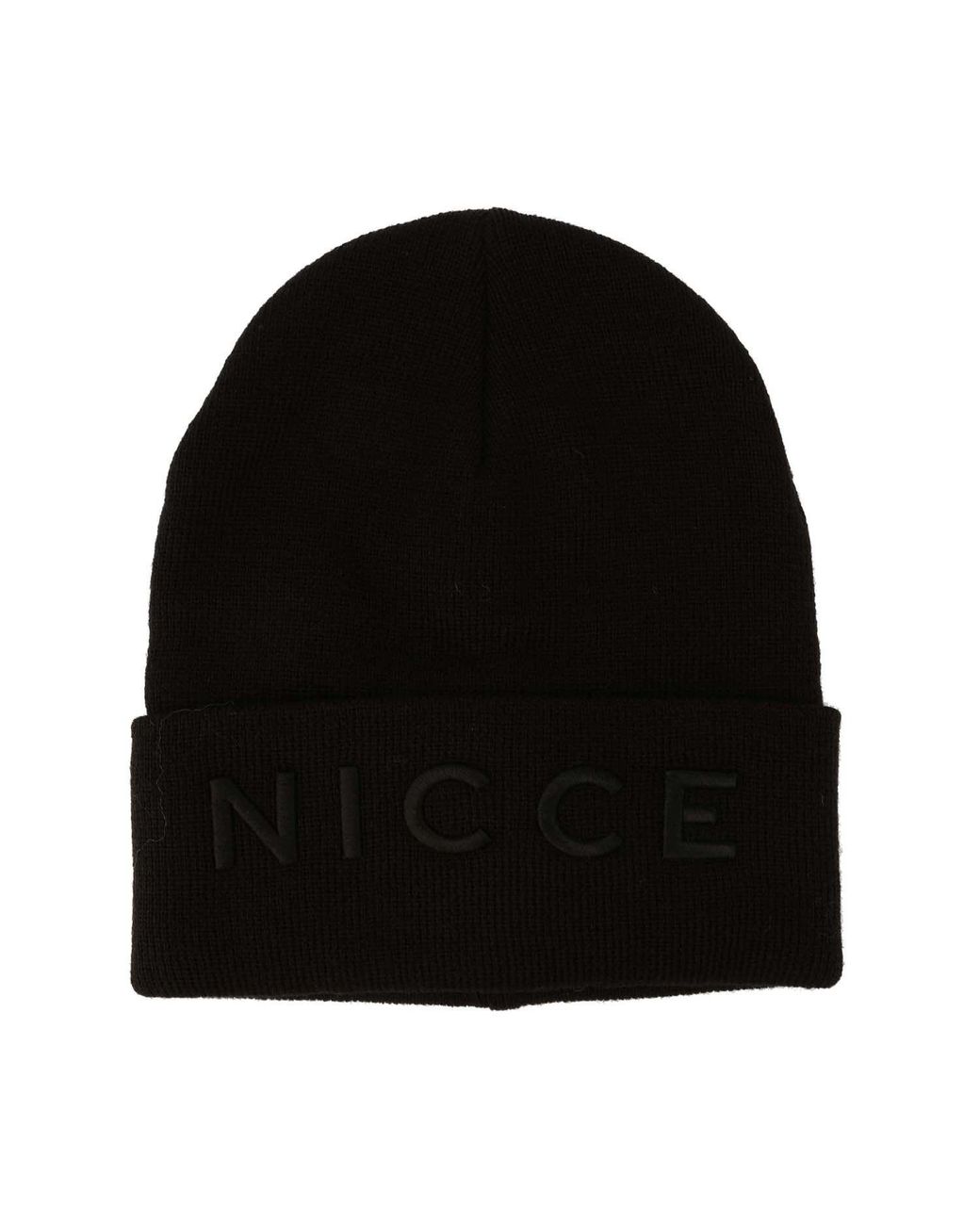 Nicce London Black Mercury Beanie for men