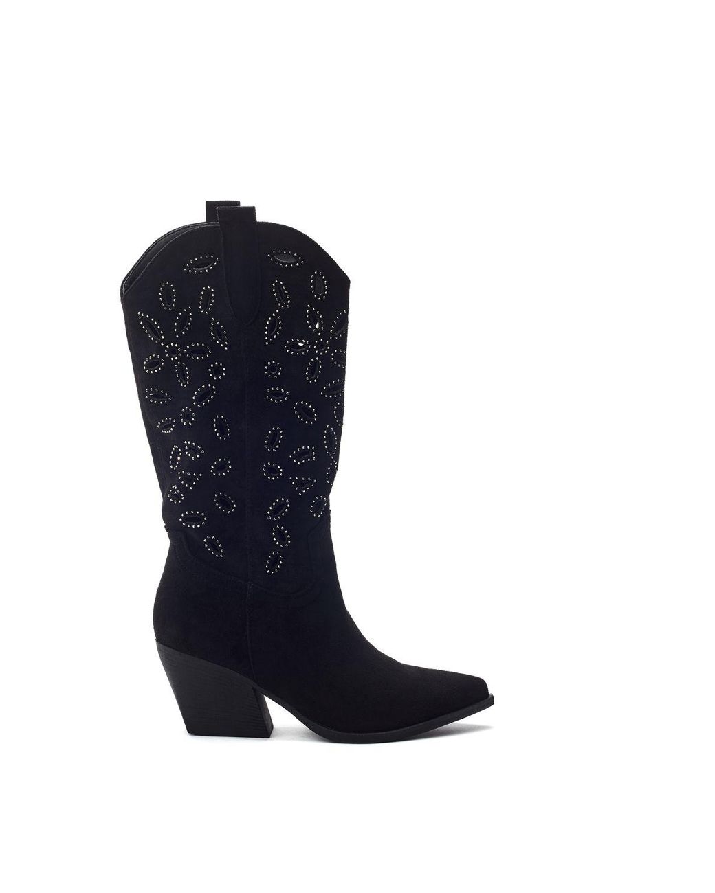 b.soleful Blue Gloribel Boots Faux Leather
