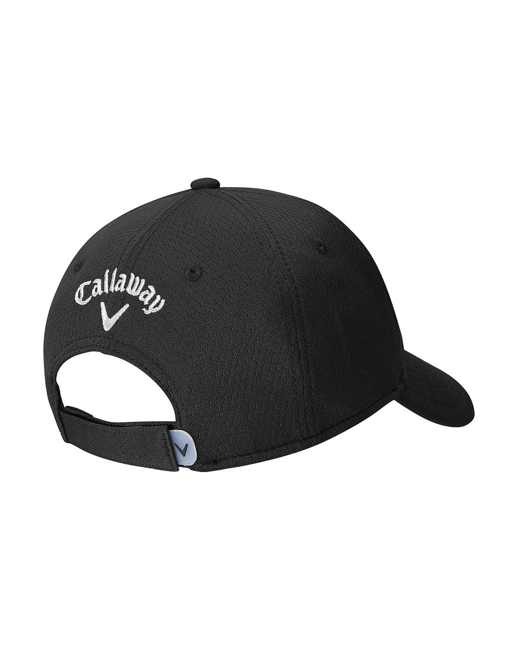 Callaway Apparel Black Adult Front Crest Cap