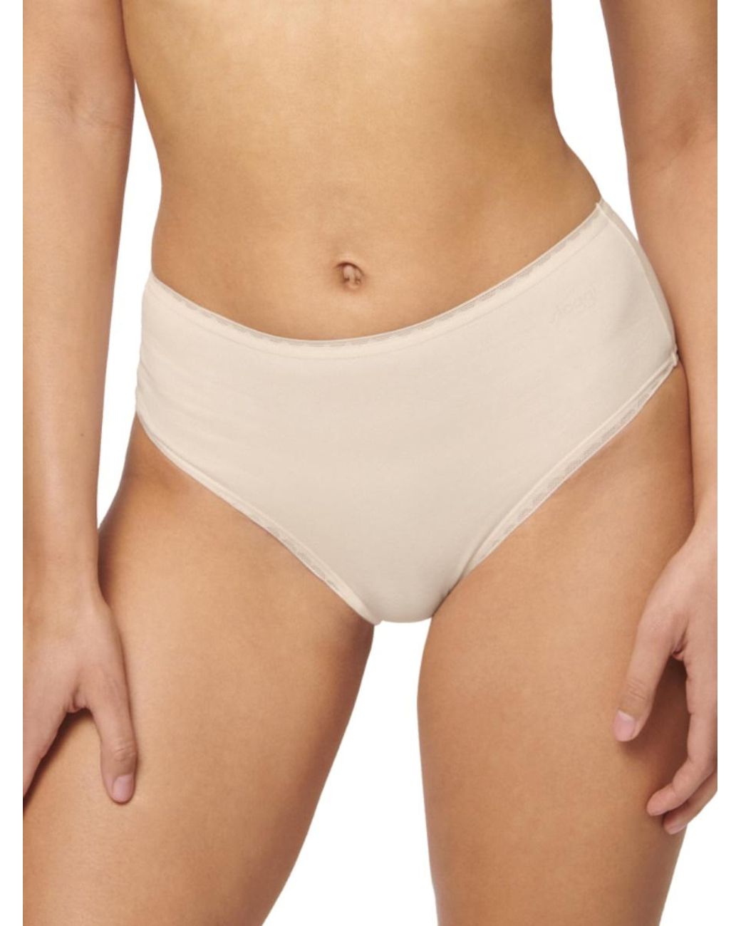 Sloggi Natural Go High Waist Briefs 2 Pack