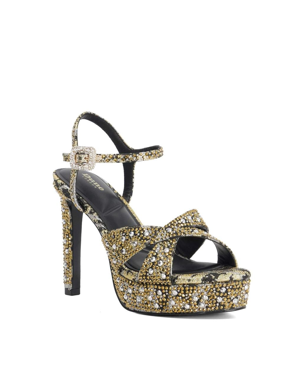 Dune Metallic Mayve Stiletto Heel Sandals