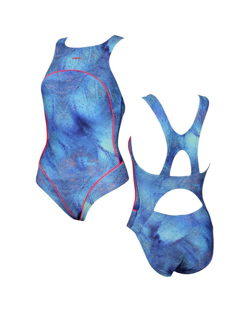 Maru Blue Costume Pacer Back Swimsuit