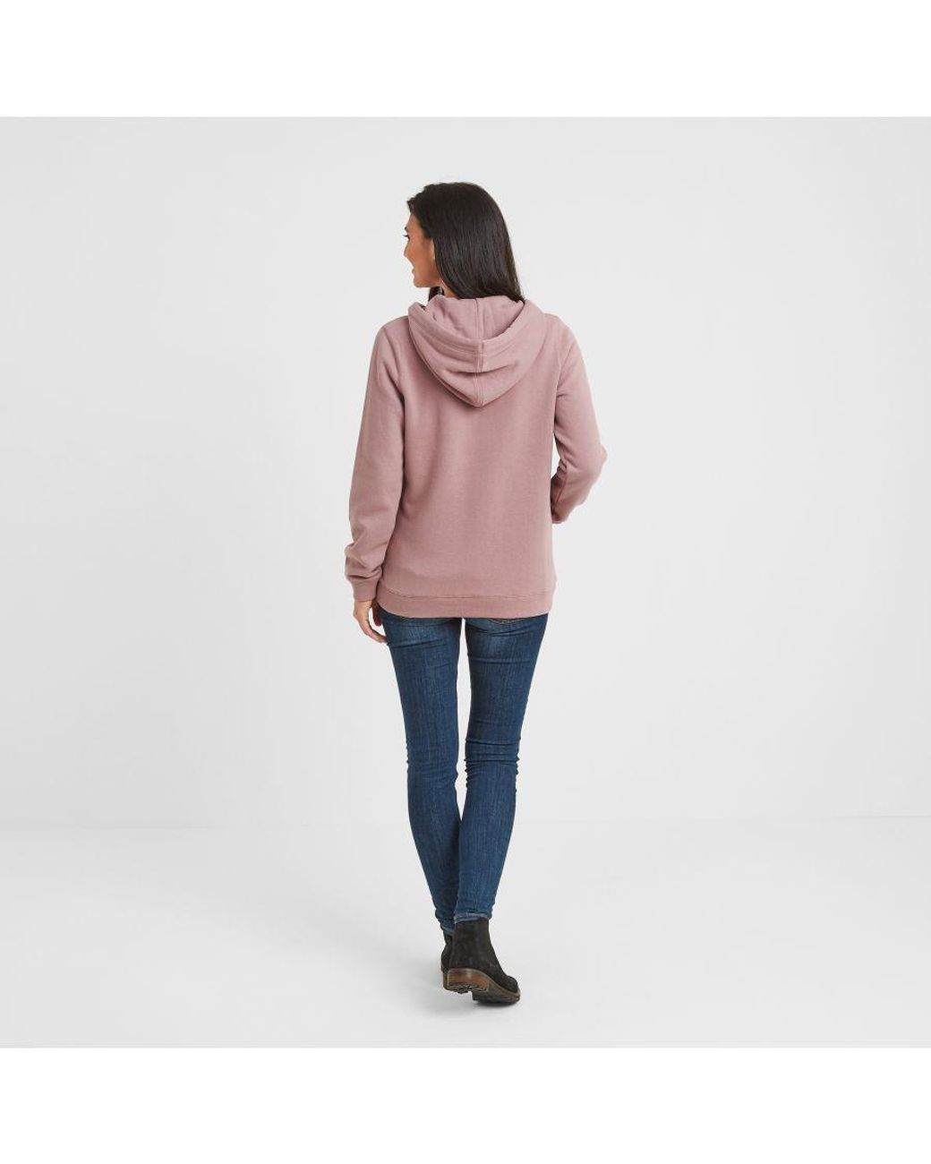 TOG24 Pink Mia Hoodie Faded Cotton