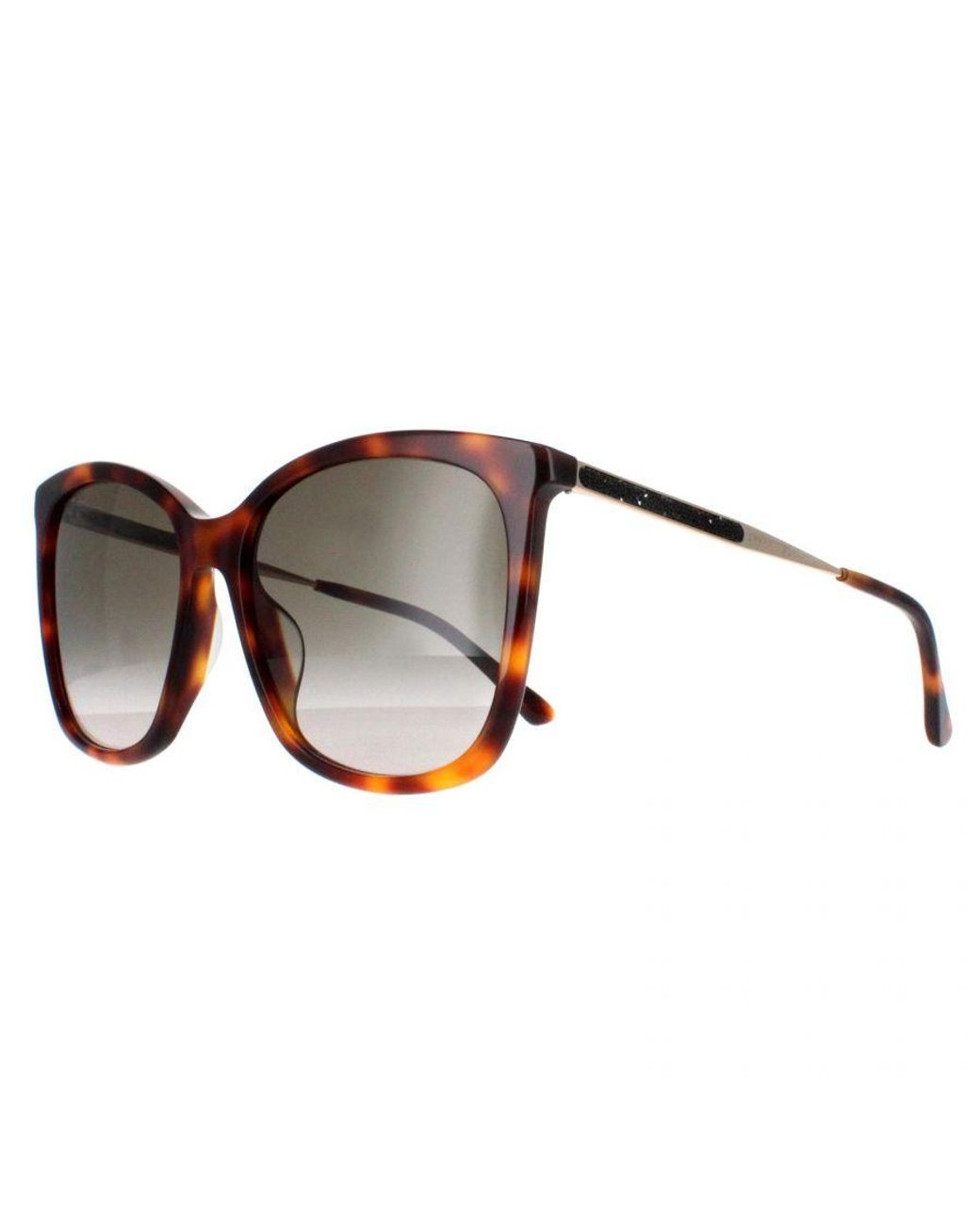 Jimmy Choo Brown Square Havana Gradient Nerea/G/S