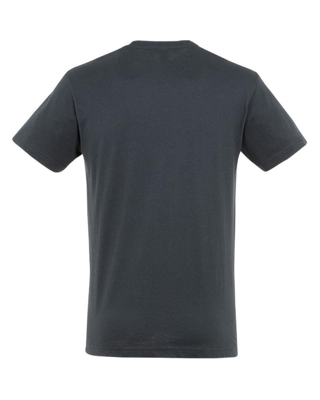 Sol's Black Regent Short Sleeve T-Shirt (Mouse) for men