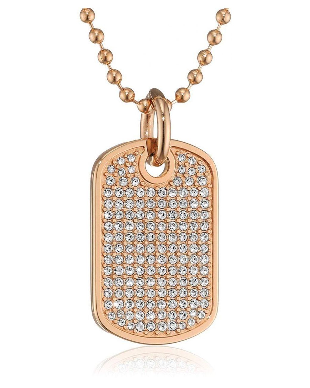 Tommy Hilfiger Metallic 'Finec' Stainless Steel Chain With Pendant