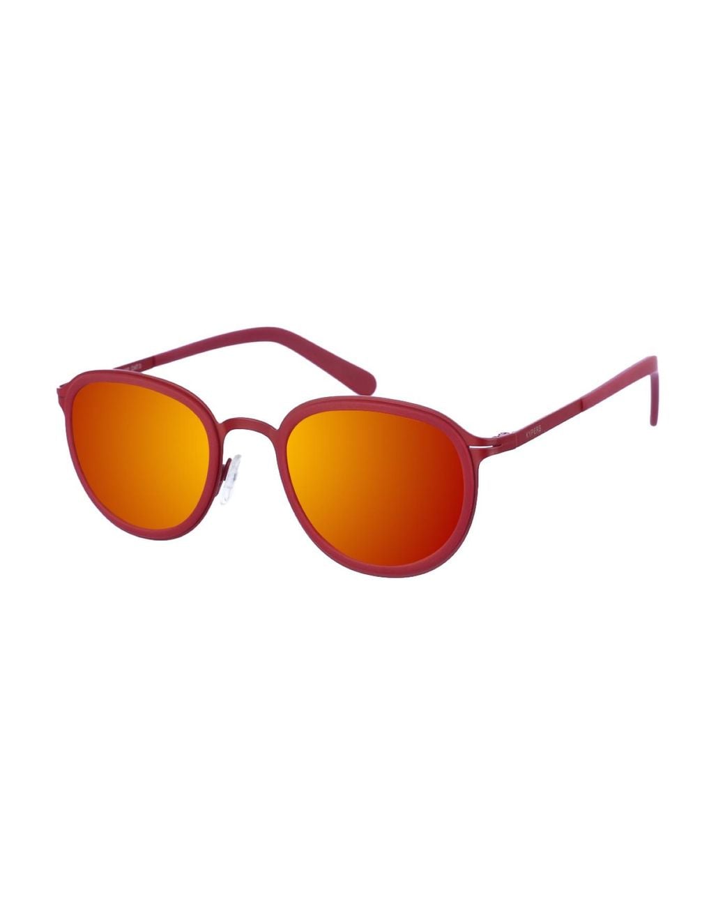 Kypers Orange Jossie Oval-Shaped Metal Sunglasses