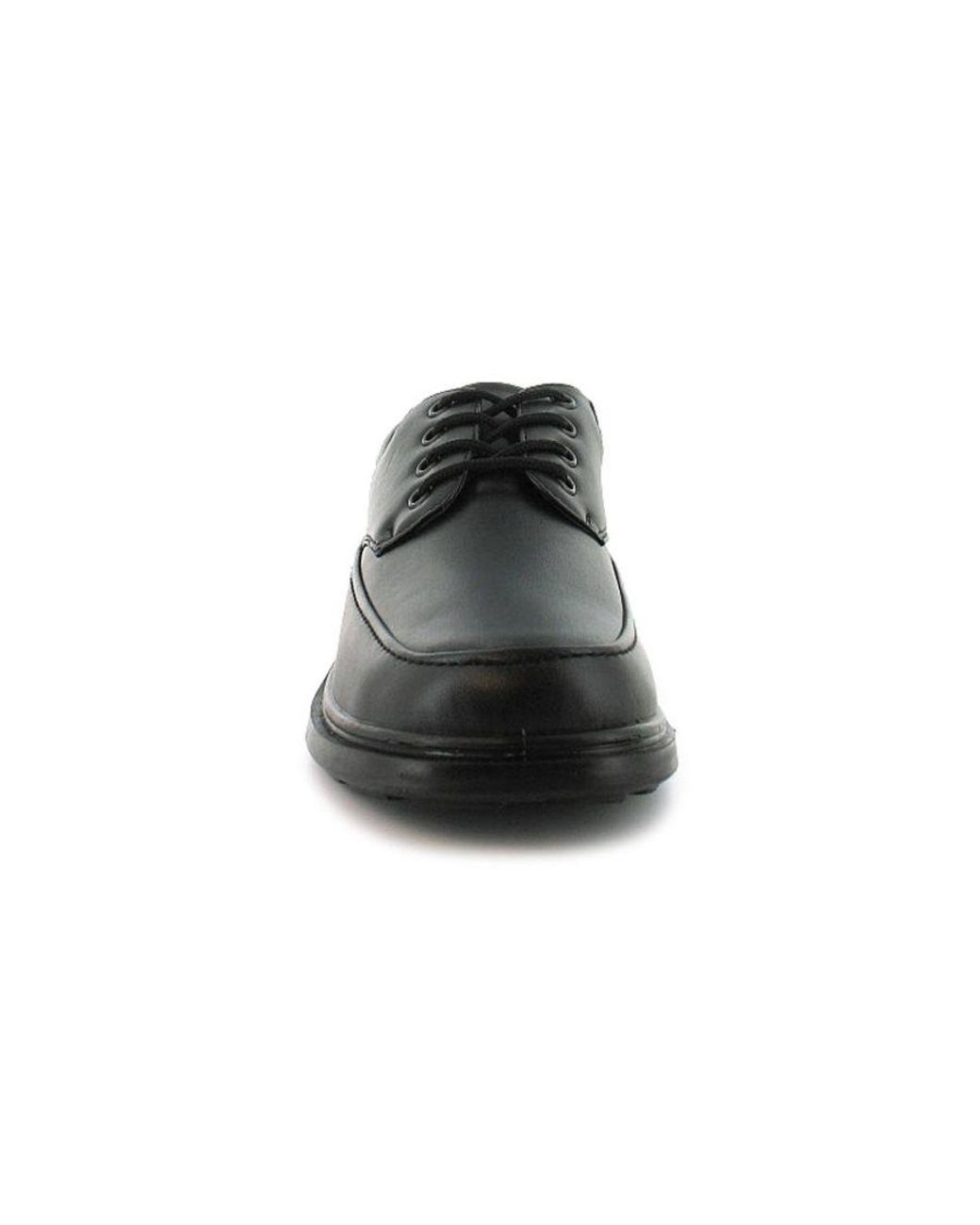 Comfisole Black Gents Lace Up Comfort Fit Casual Shoes. Wider Fitting. Pu for men