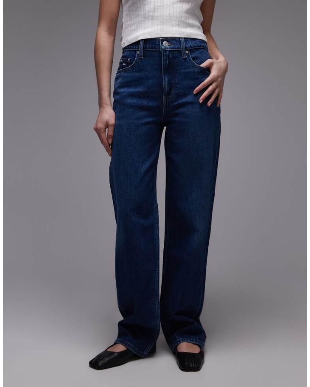 Tommy Hilfiger Blue Layla Slim Straight Jeans