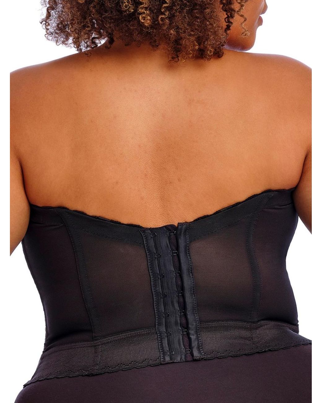 Goddess Black Lace Bridal Bustier