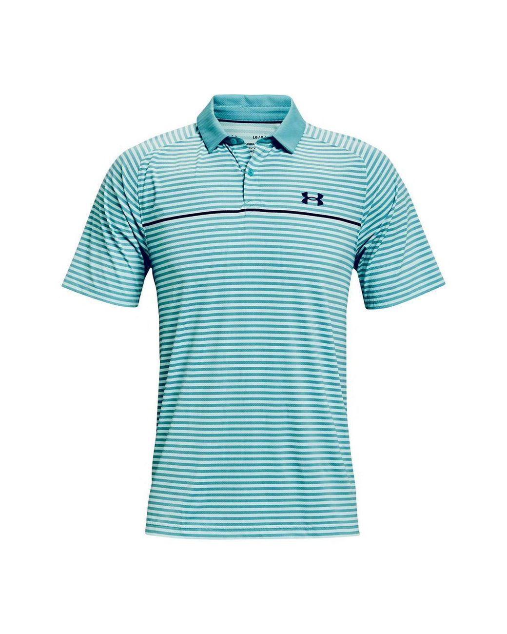 Under Armour Blue Iso-Chill Hollen Golf Polo Shirt for men