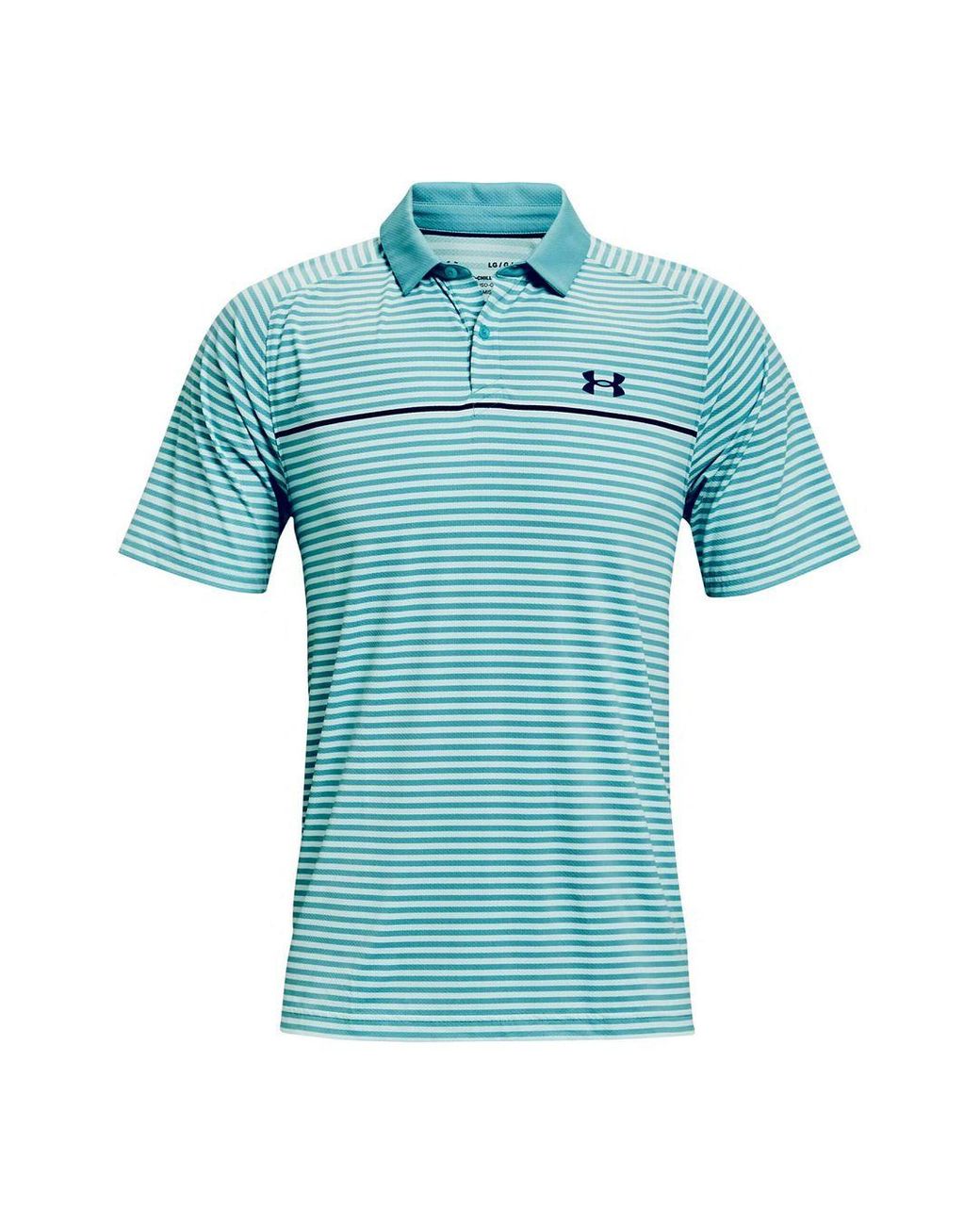 Under Armour Blue Iso-Chill Hollen Golf Polo Shirt for men