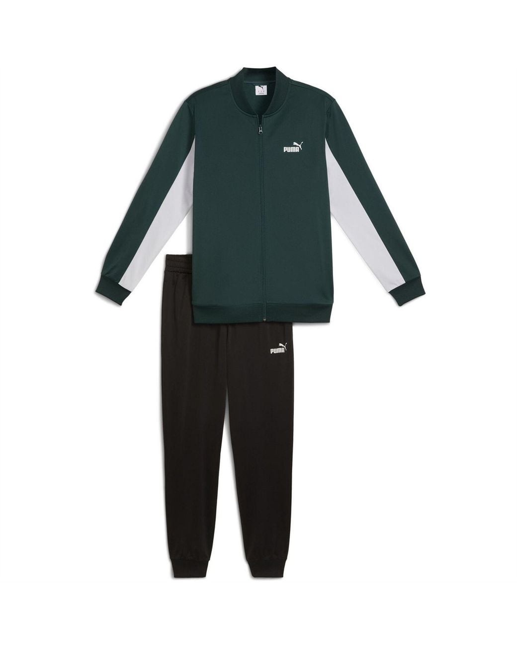PUMA Green Poly Baseball Suit Tracksuit for men