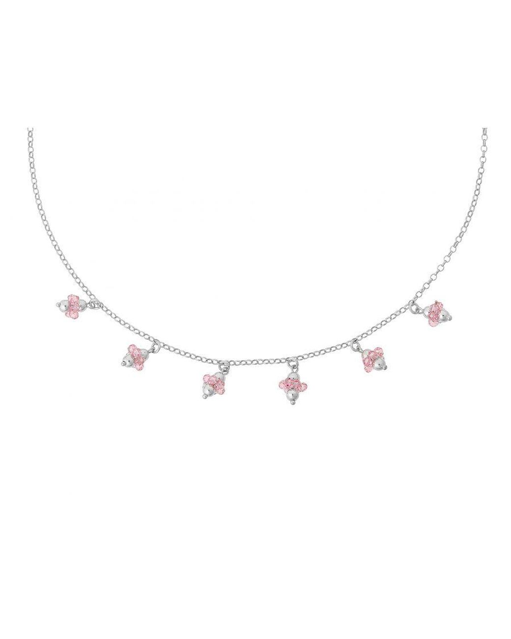Orphelia Black 925 Sterling Necklace