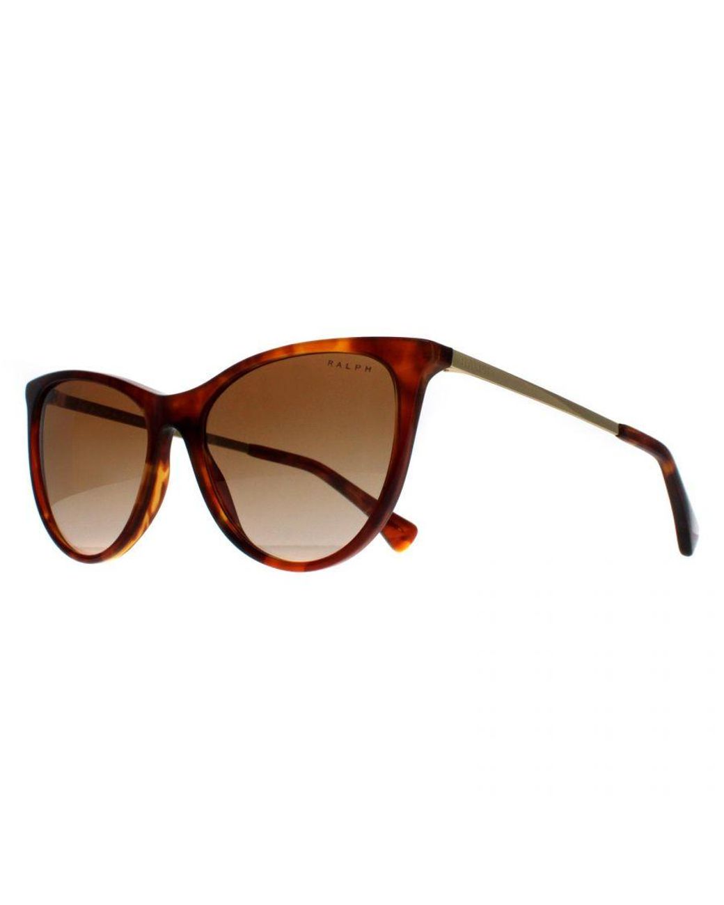 Ralph Lauren Brown By Cat Eye Shiny Havana Gradient Ra5290