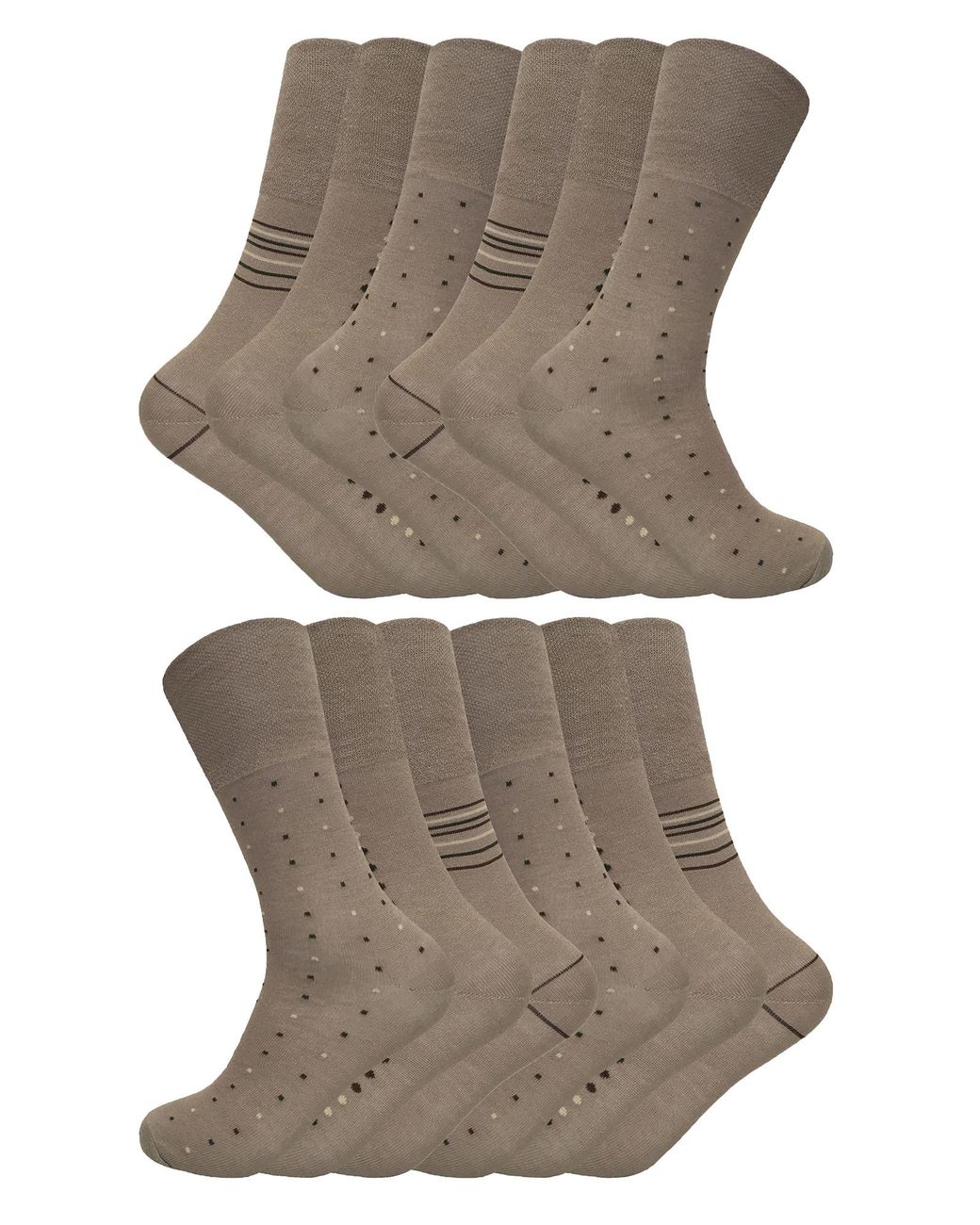 Sock Snob Gray Loose Fitting Top Bamboo Socks for men