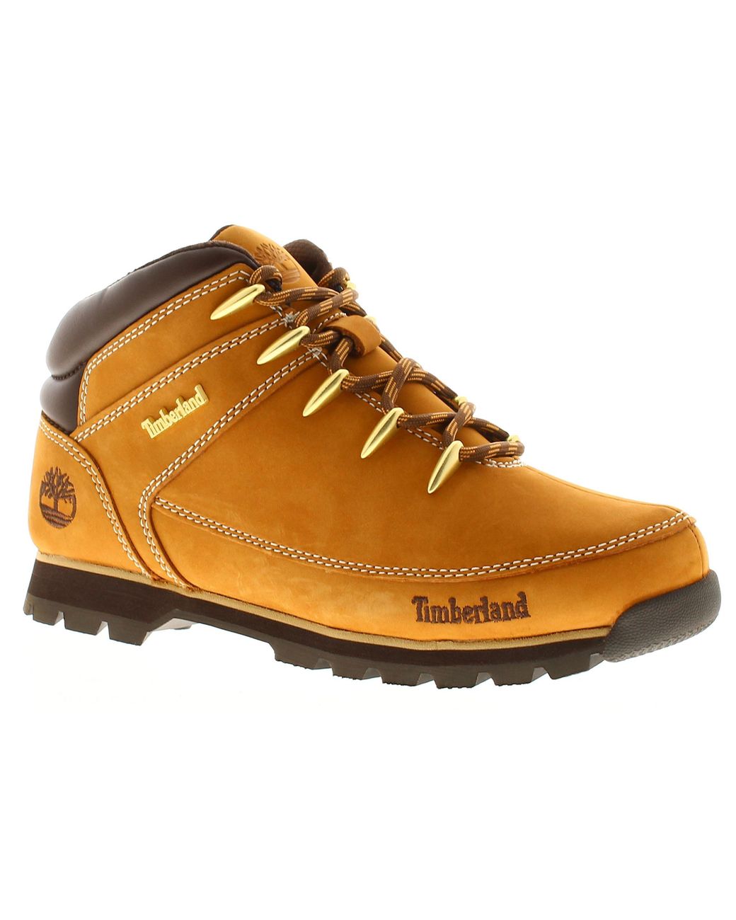 Timberland Natural Smart Boots Euro Sprint Leather Lace Up for men