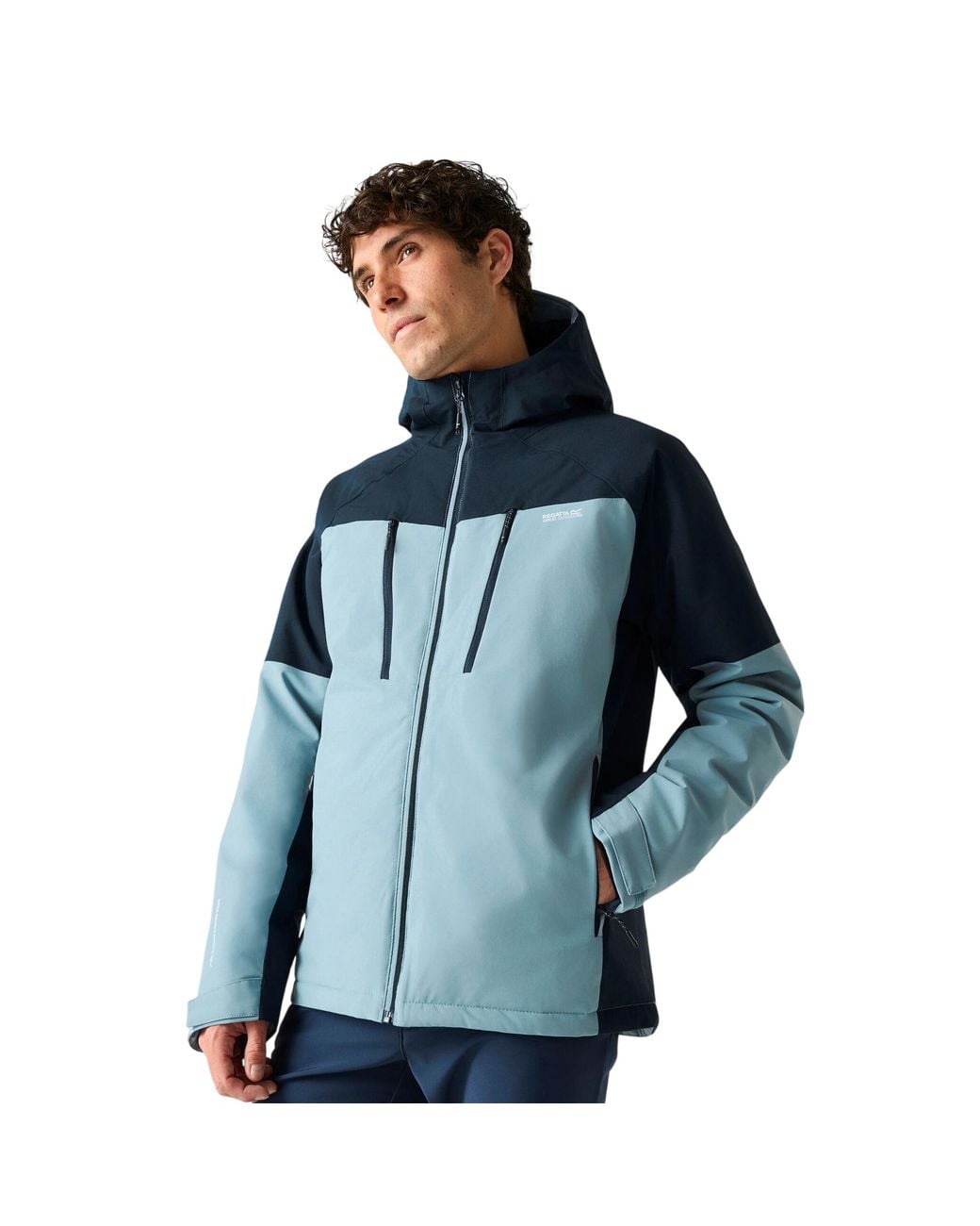 Regatta Blue Highton Two Tone Waterproof Stretch Insulated Jacket (Dusky/ for men