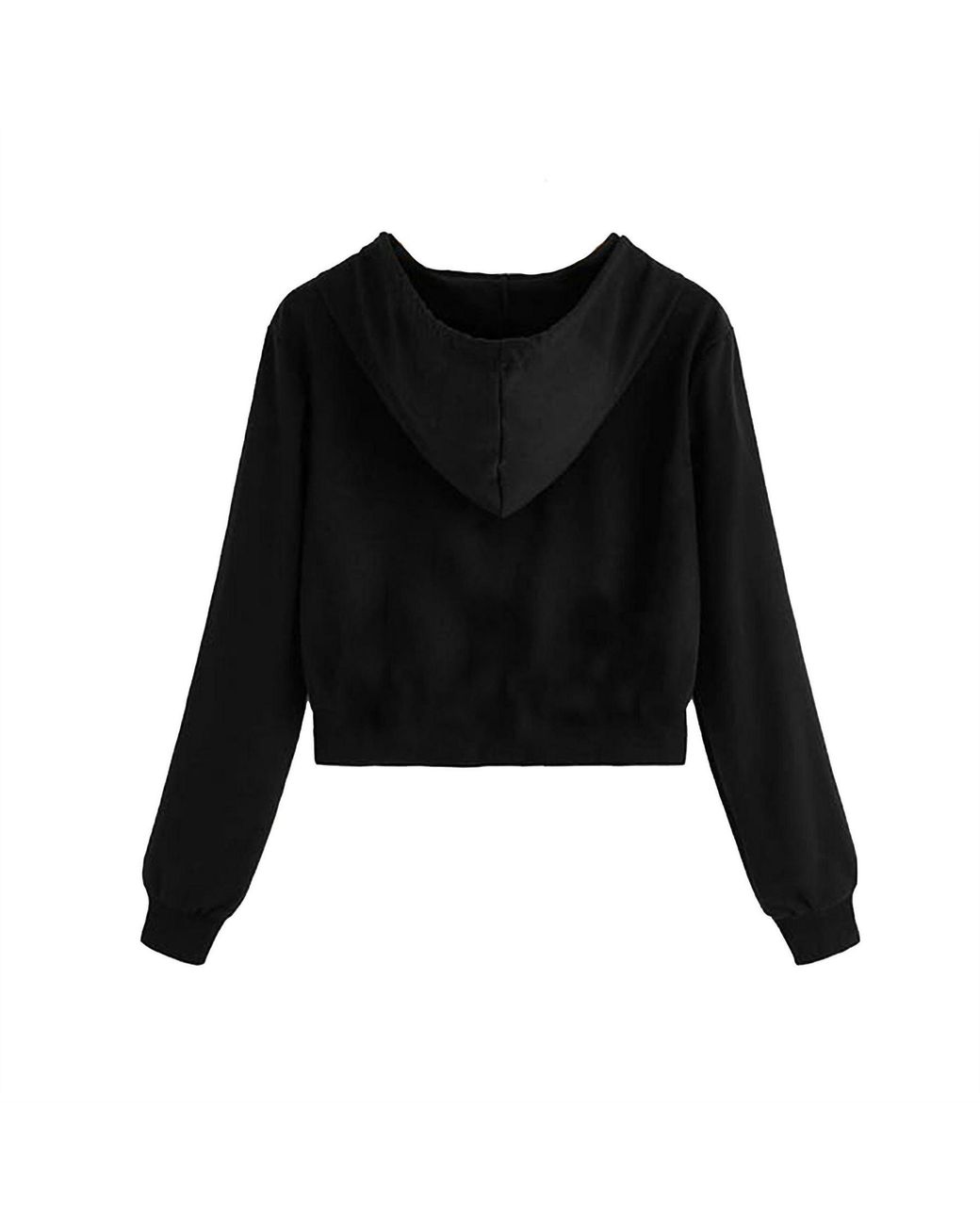 Miso Black Cropped Hoodie