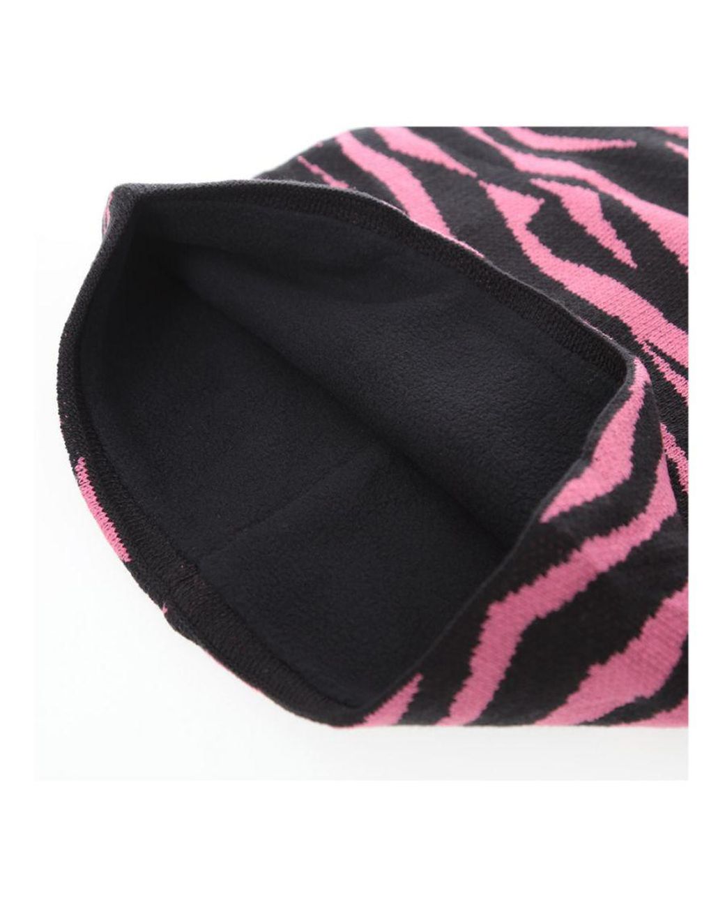 Buff Red Fleece-Lined Knit Collar 42900