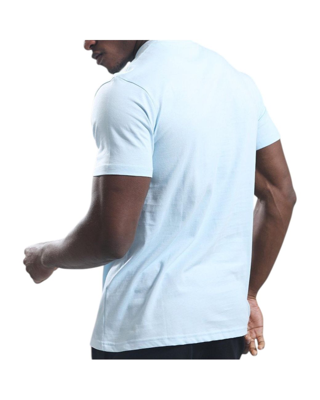 Weekend Offender Blue T Shirts Steinbeck Crew Neck Short Sleeve Cotton Summer for men