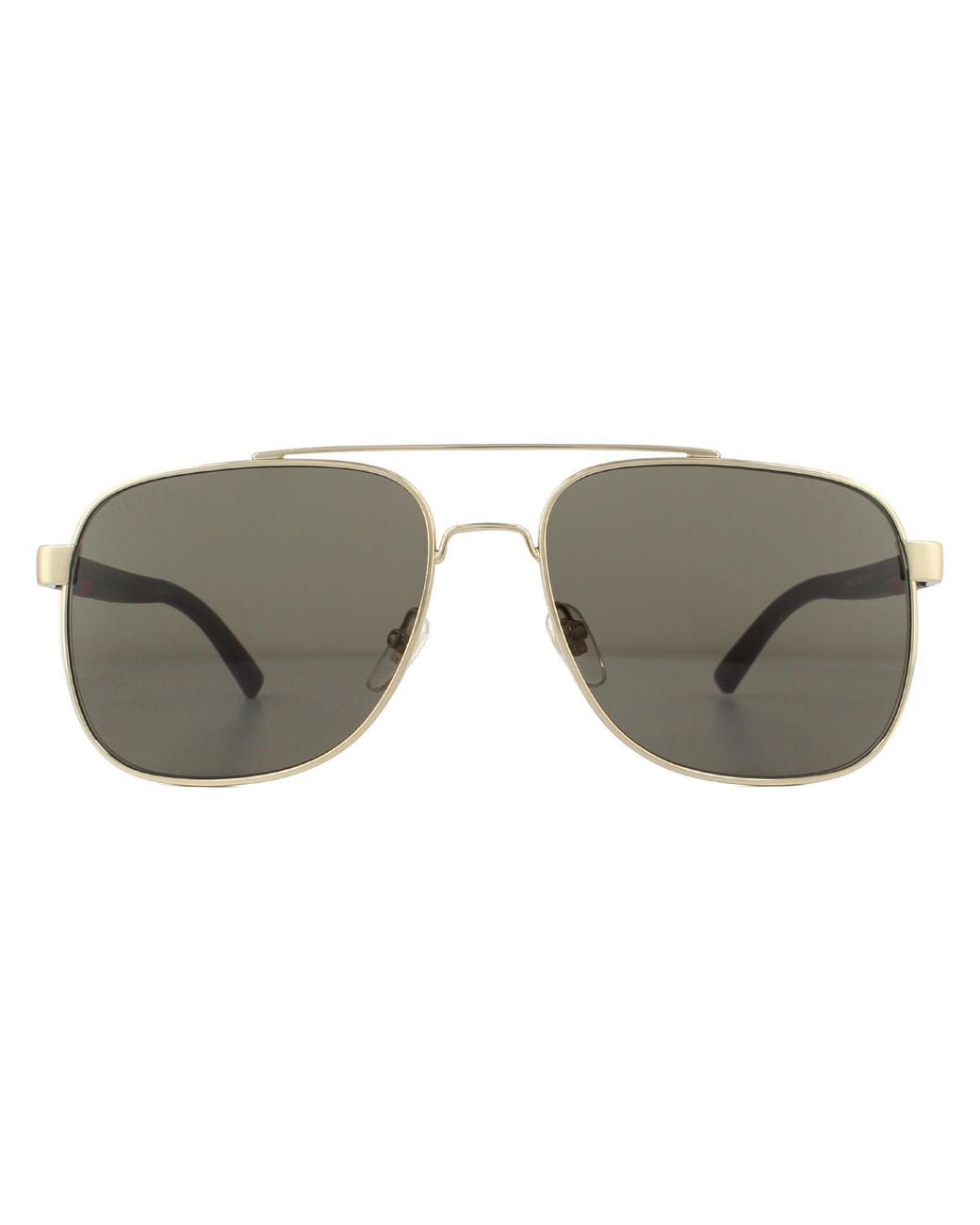 Gucci Brown Sunglasses Gg0422S 003 Metal for men