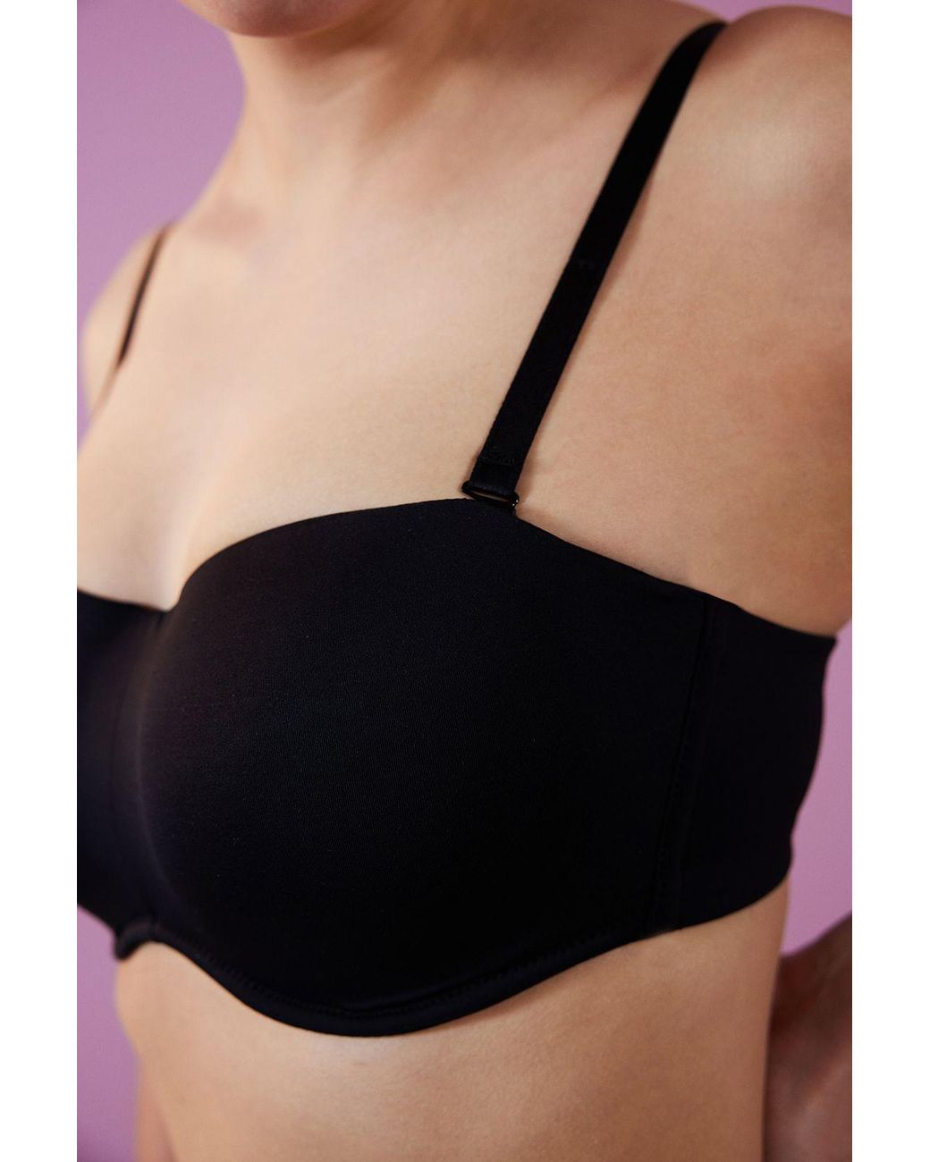 Penti Black Cotton Jersey Underwired Bra
