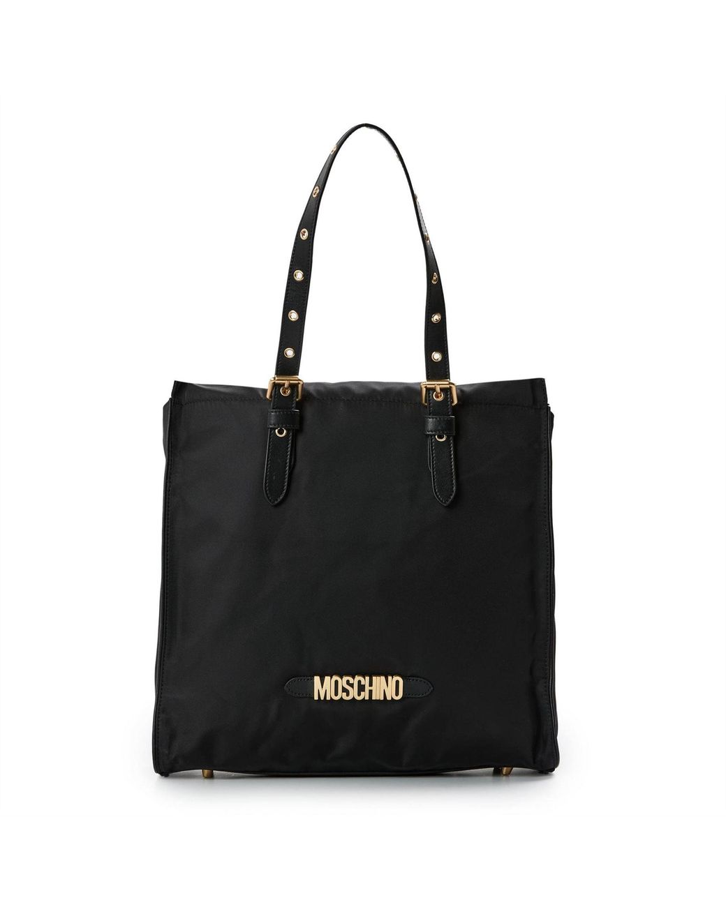 Moschino Black Accessories Tote Bag