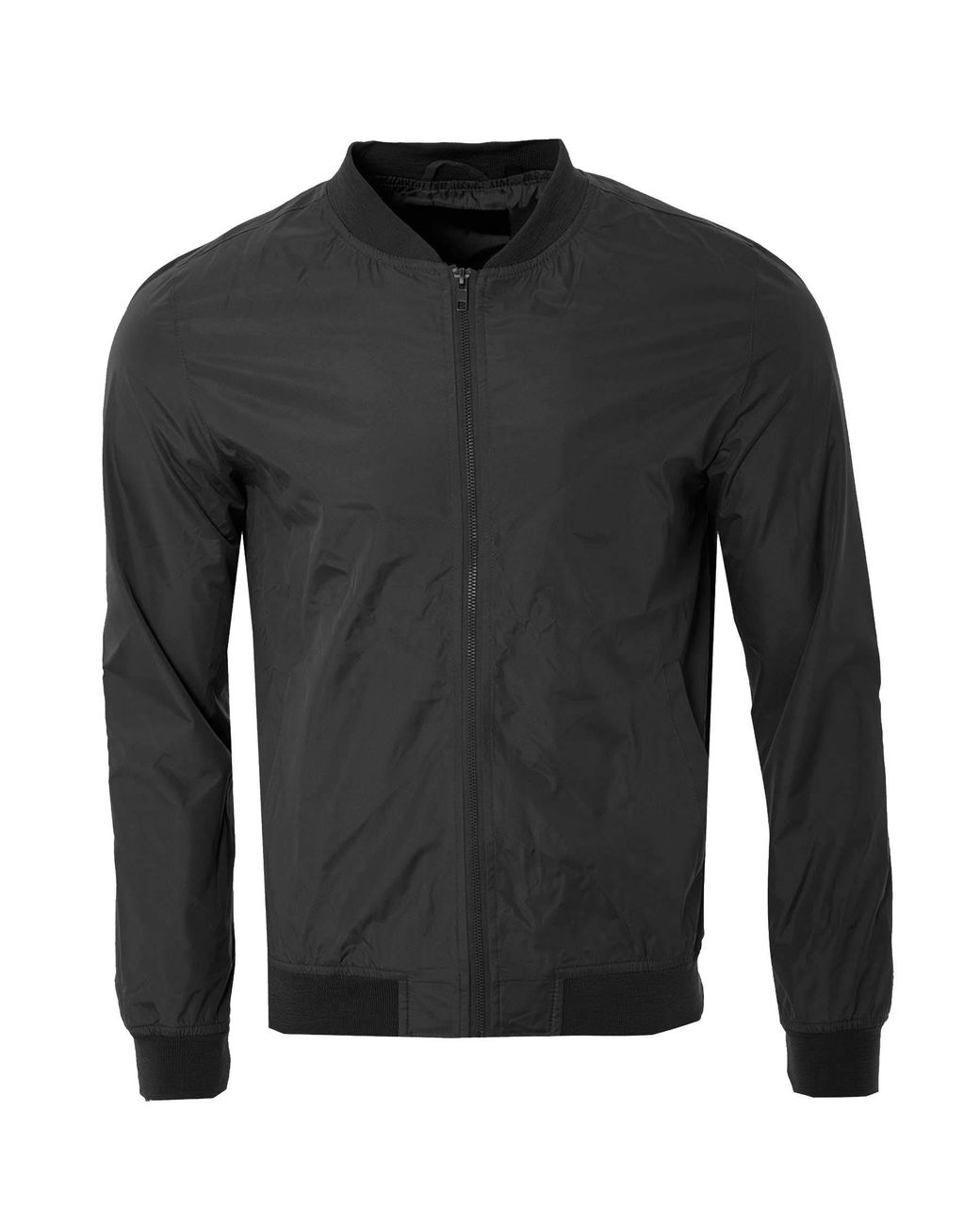 Soulstar Black Lightweight Bomber Jacket For for men
