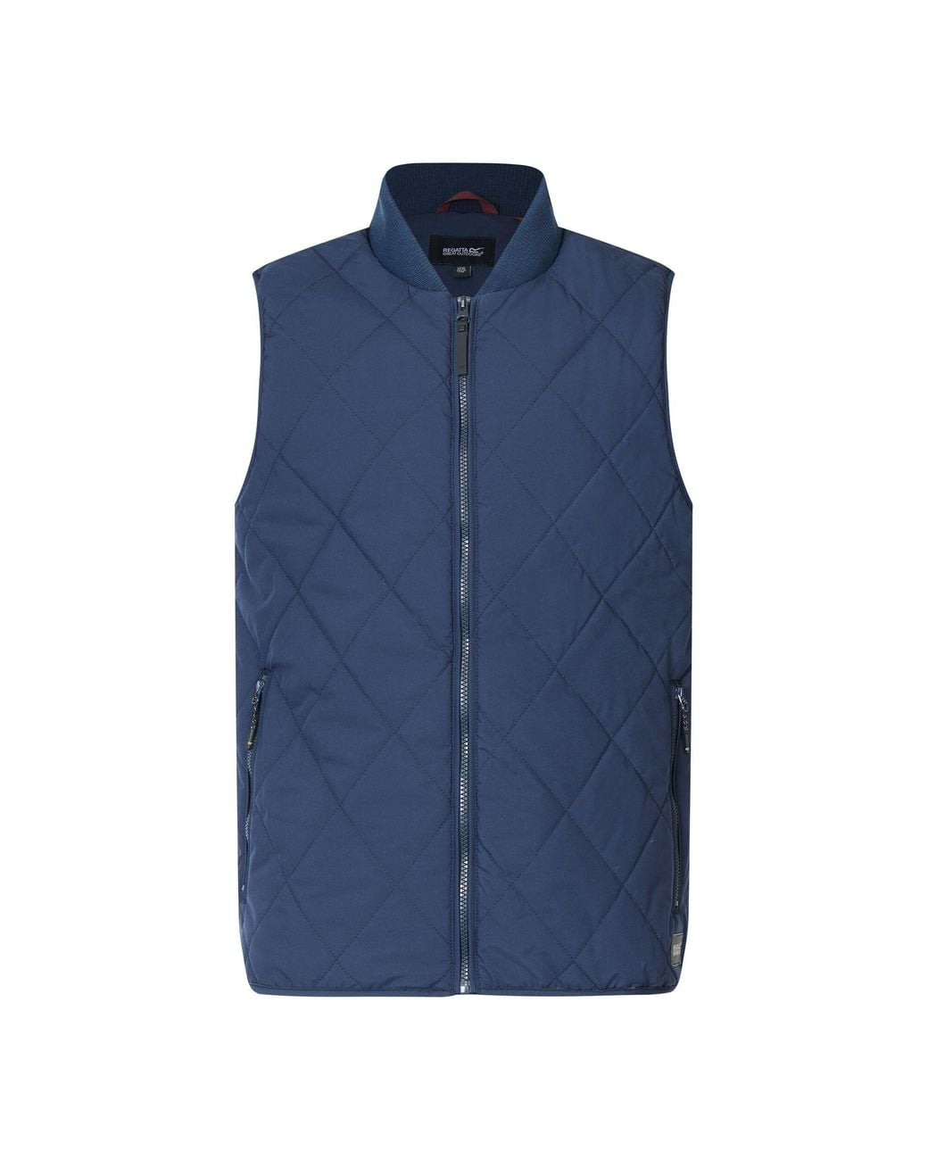 Regatta Blue Harvin Diamond Quilt Body Warmer for men