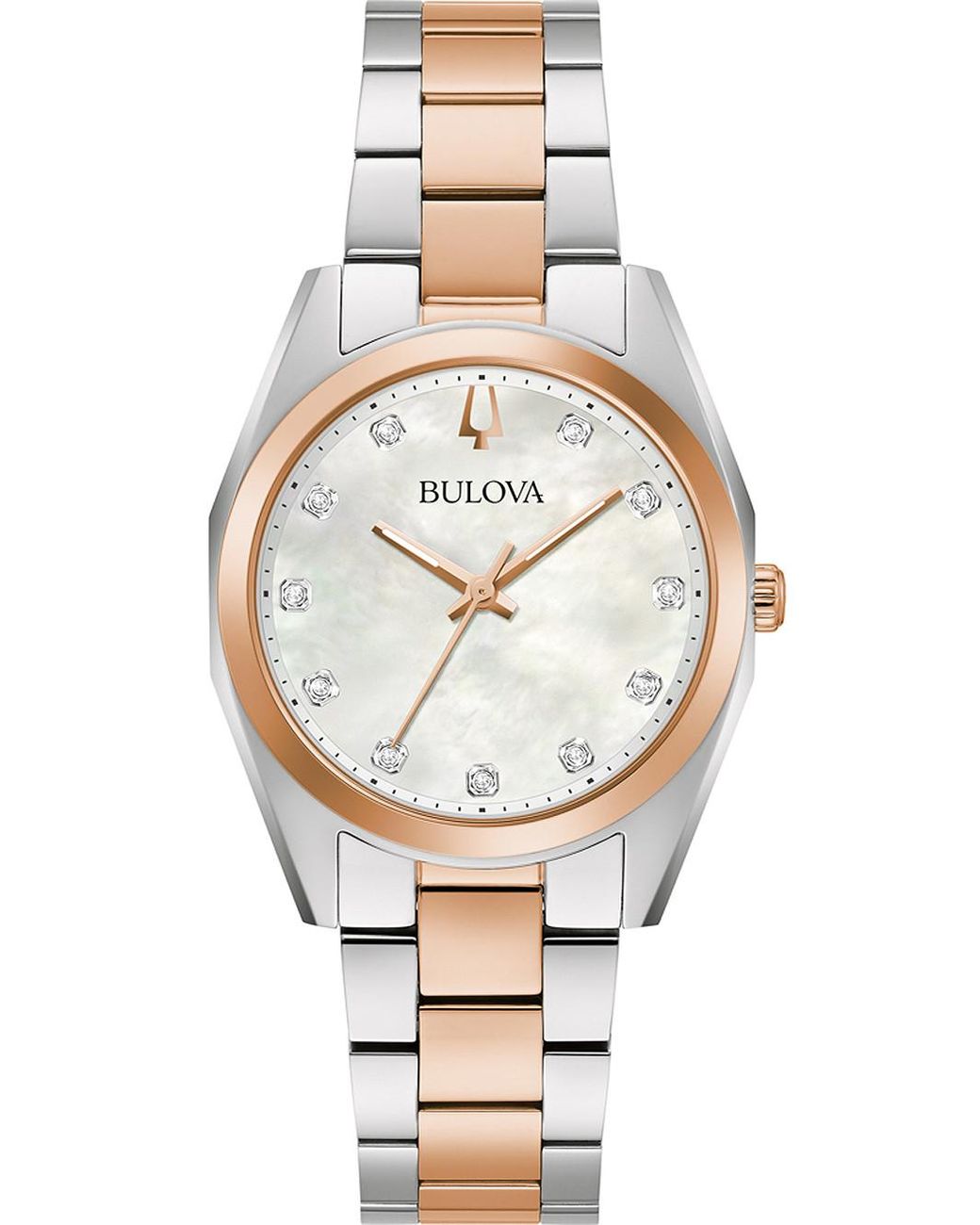 Bulova Metallic Surveyor Watch 98P207 Stainless Steel