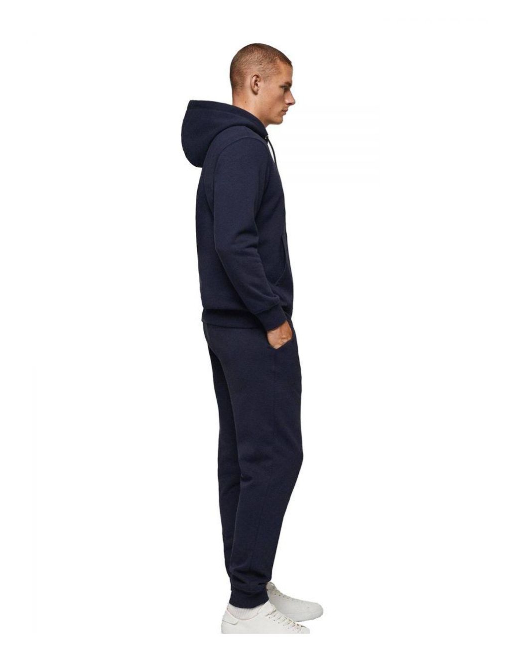 Kruze By Enzo Blue Zip Up Hoodie Tracksuit for men