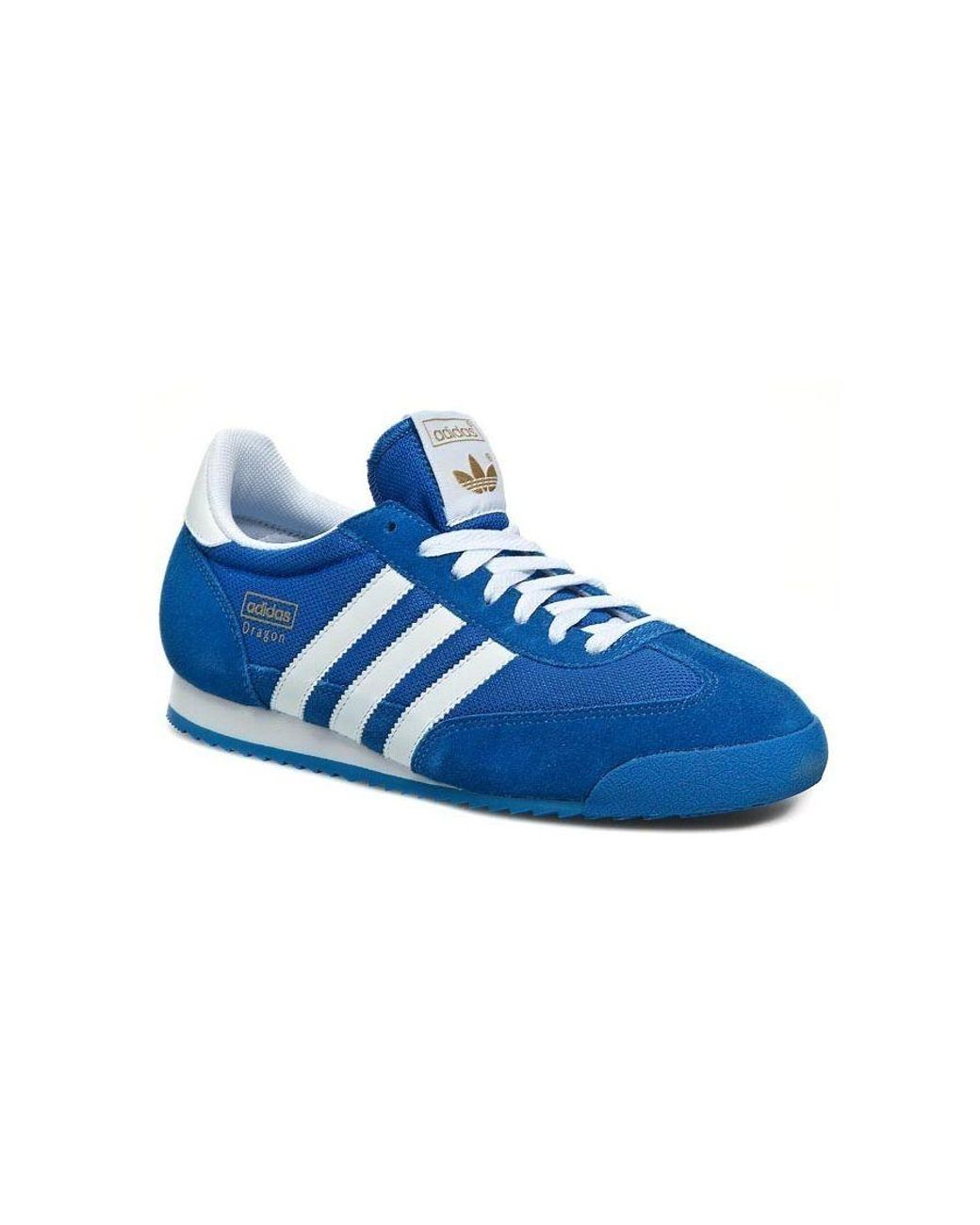 adidas Dragon Trainers Blue Textile for Men | Lyst UK