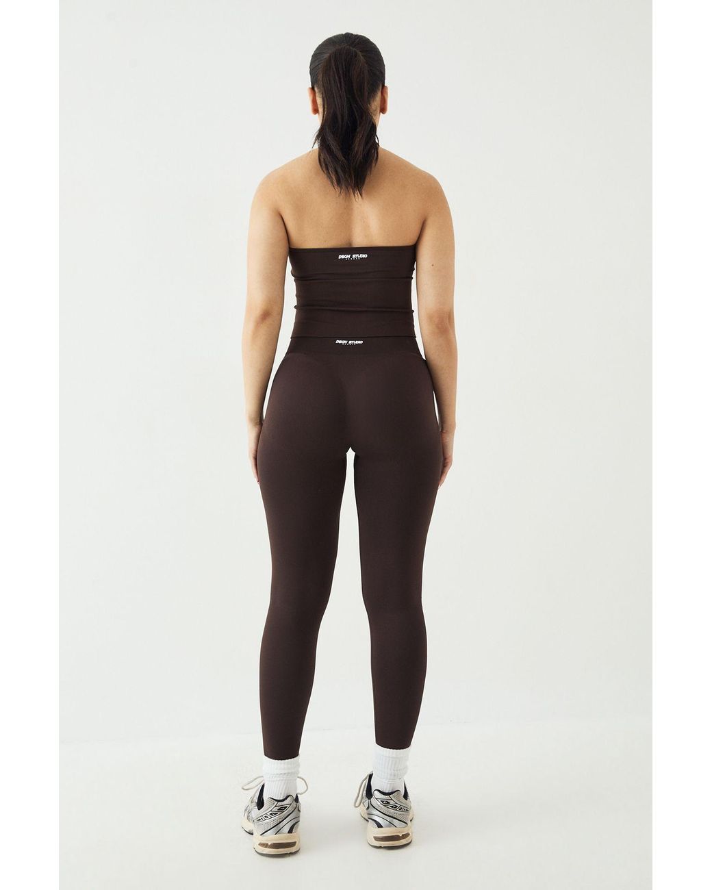 DSGN Studio Black Sport Contour Discreet Scrunch Seamless Legging