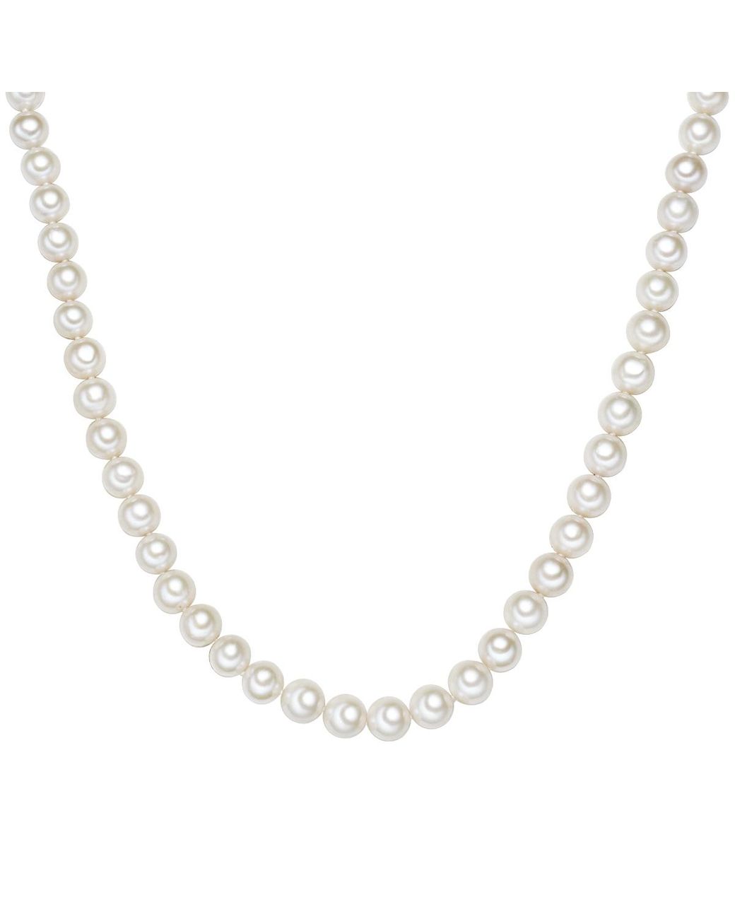 Valero Pearls Metallic Fresh Water Cultured Pearl Necklace