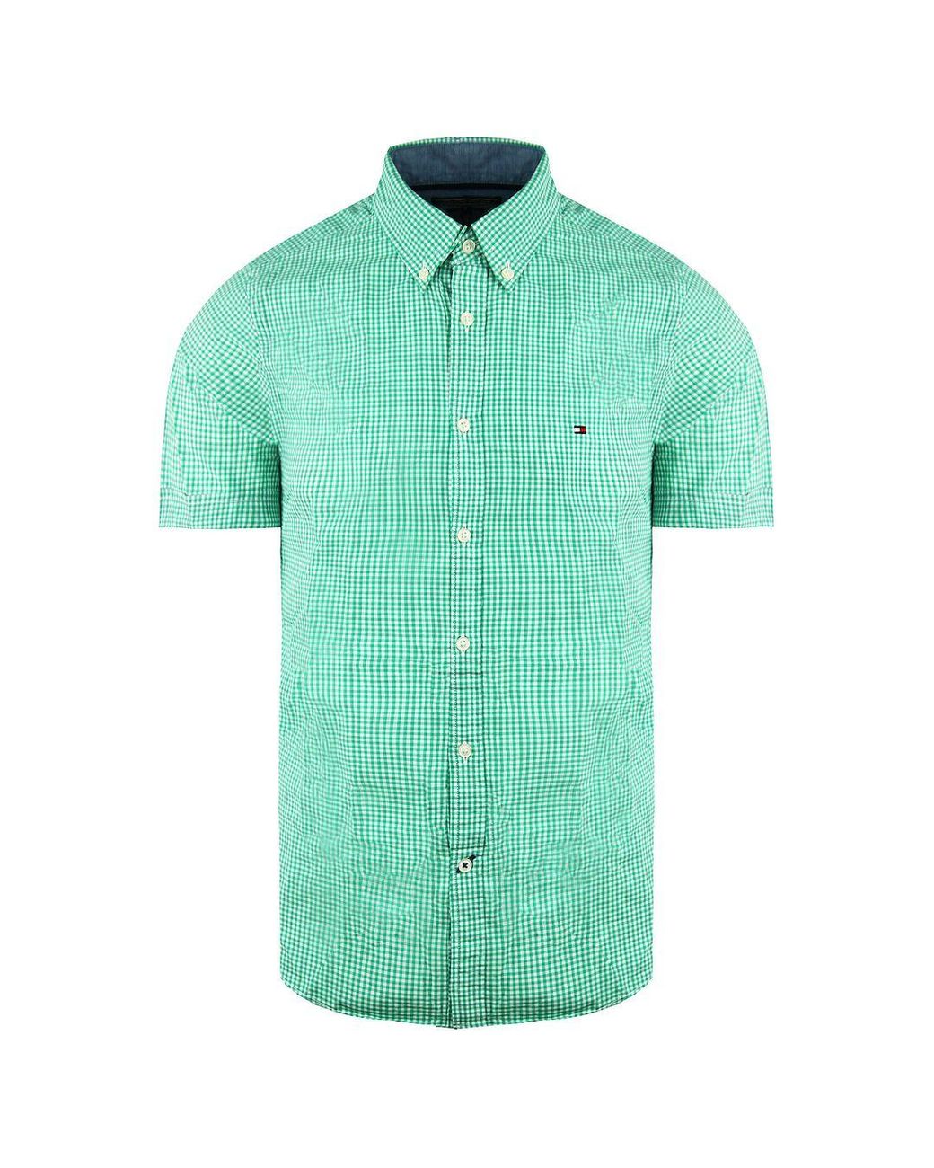 Tommy Hilfiger Green Berny Shirt Cotton for men