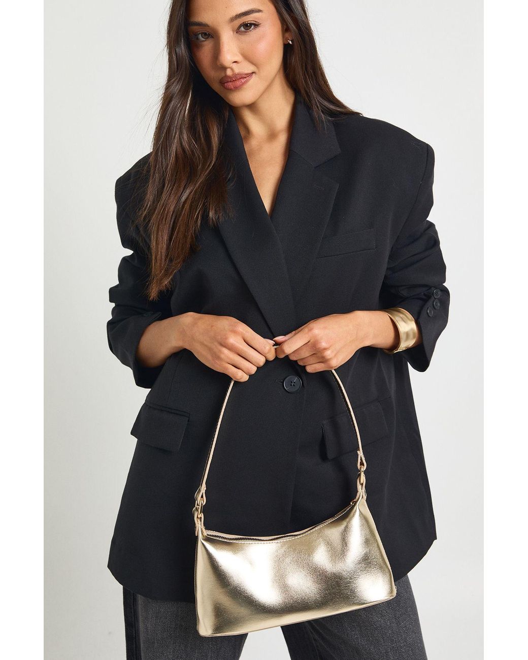 Boohoo Black Shoulder Bag