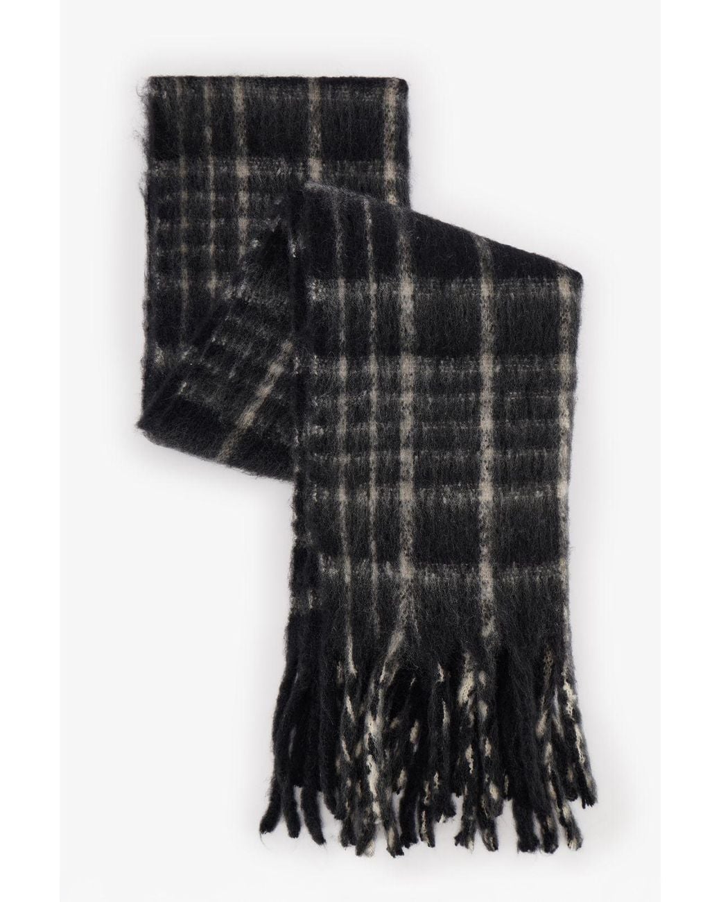 Penti Black Clara Striped Scarf