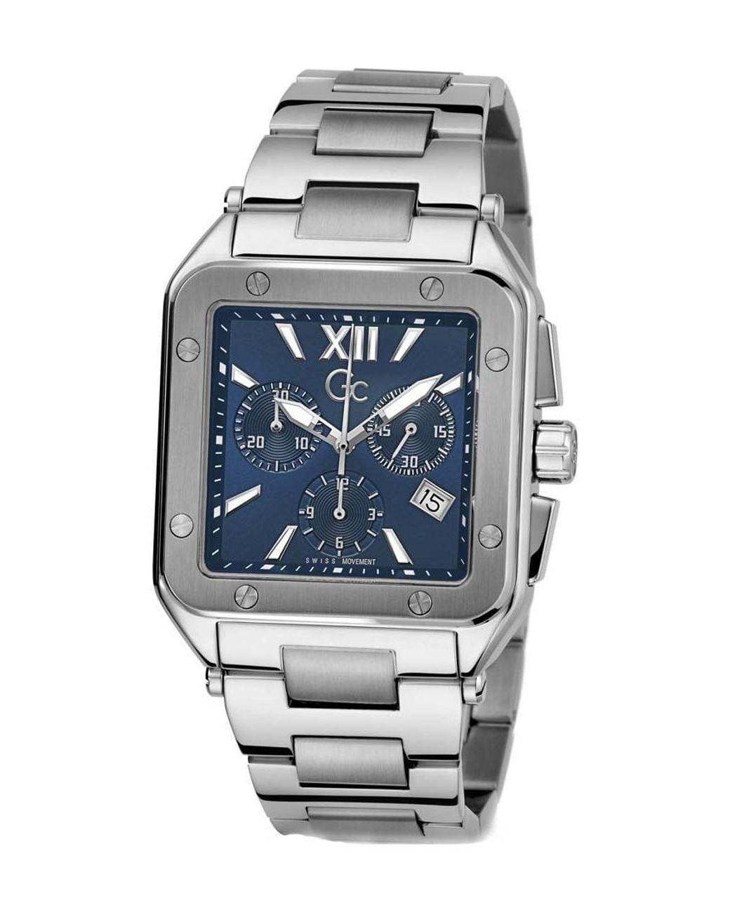 Gc Gray Z08003G7Mf Couture Square Watch for men