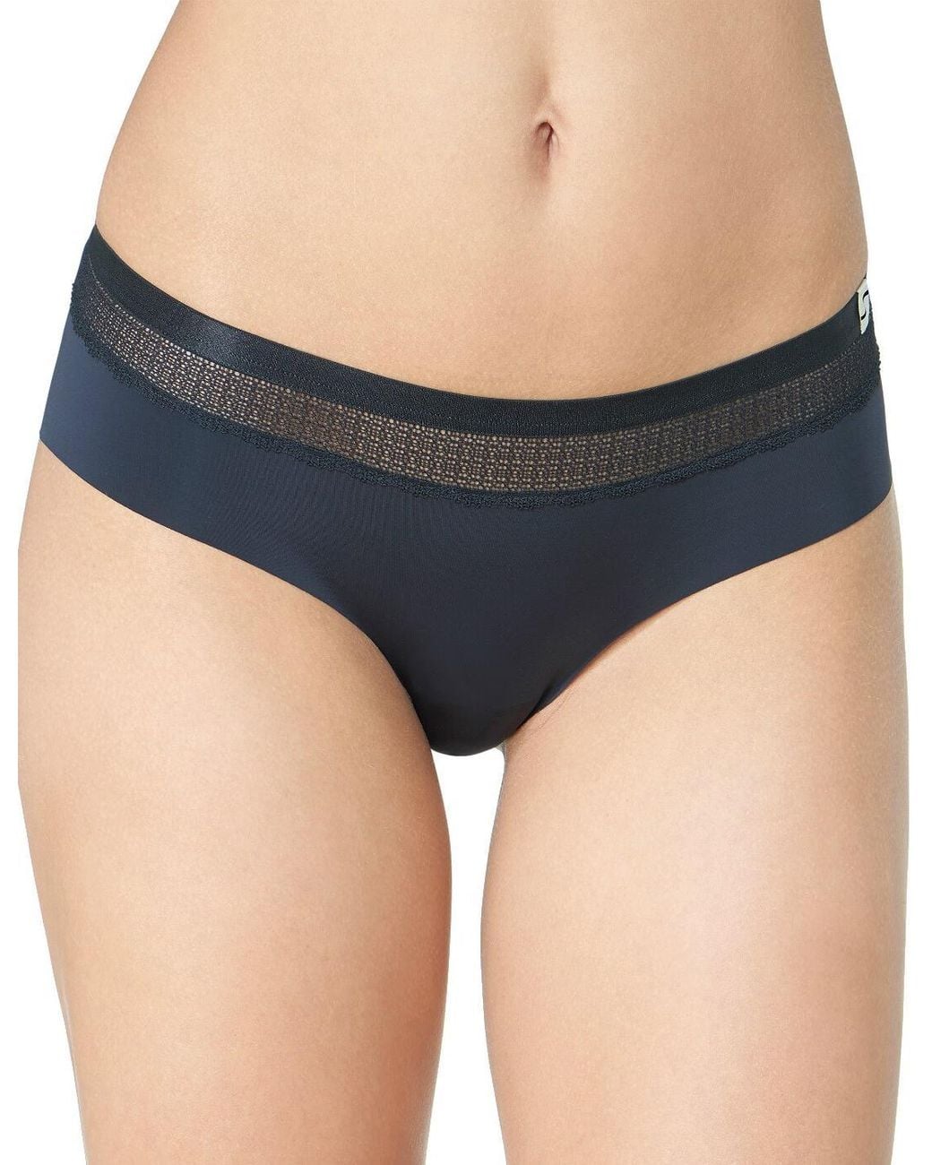 Sloggi Black Low-Rise Cheeky Hipster Briefs