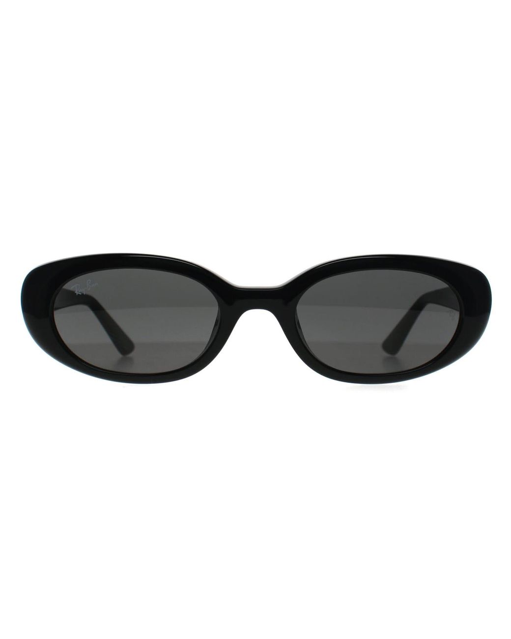 Ray-Ban Black Oval Polished Dark Rb4441D Bio Based