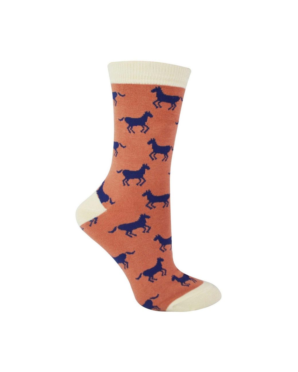 Miss Sparrow Red 1 Pack Ladies Novelty Animal Patterned Bamboo Socks