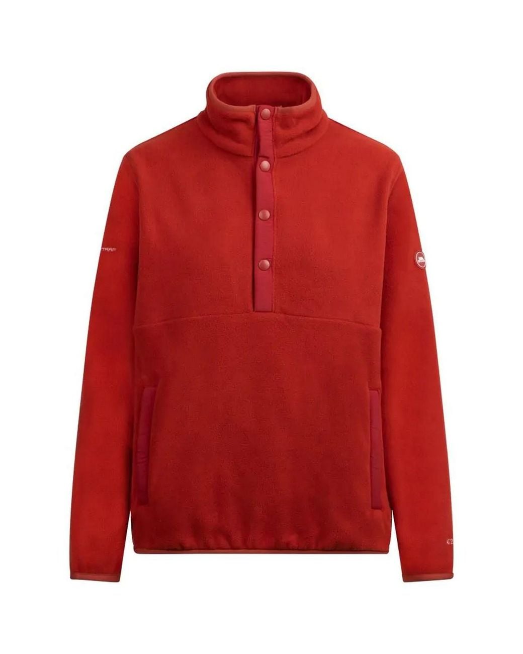 Trespass Red Ladies Mantle Fleece Top (Burnt Sienna)