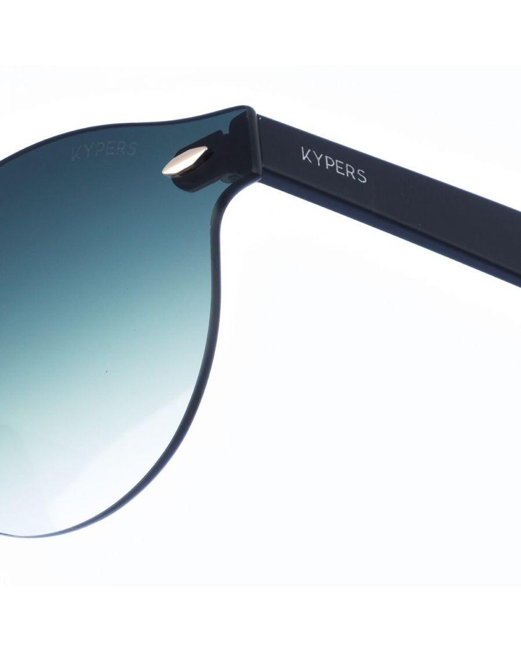 Kypers Blue Lua Oval-Shaped Nylon Sunglasses