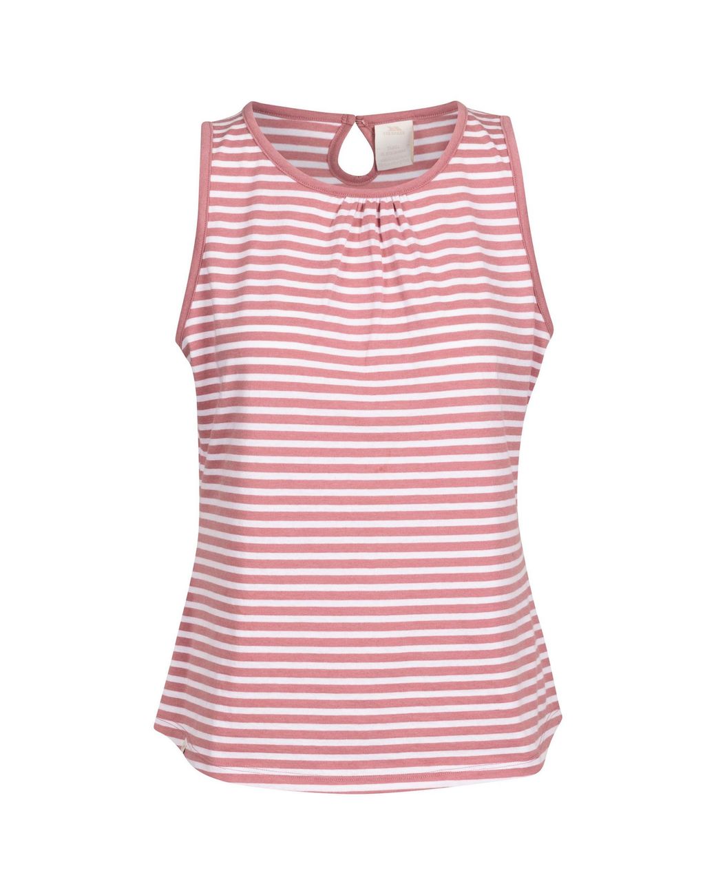 Trespass Pink Ladies Kelly Stripe Vest Top (Light Mulberry)