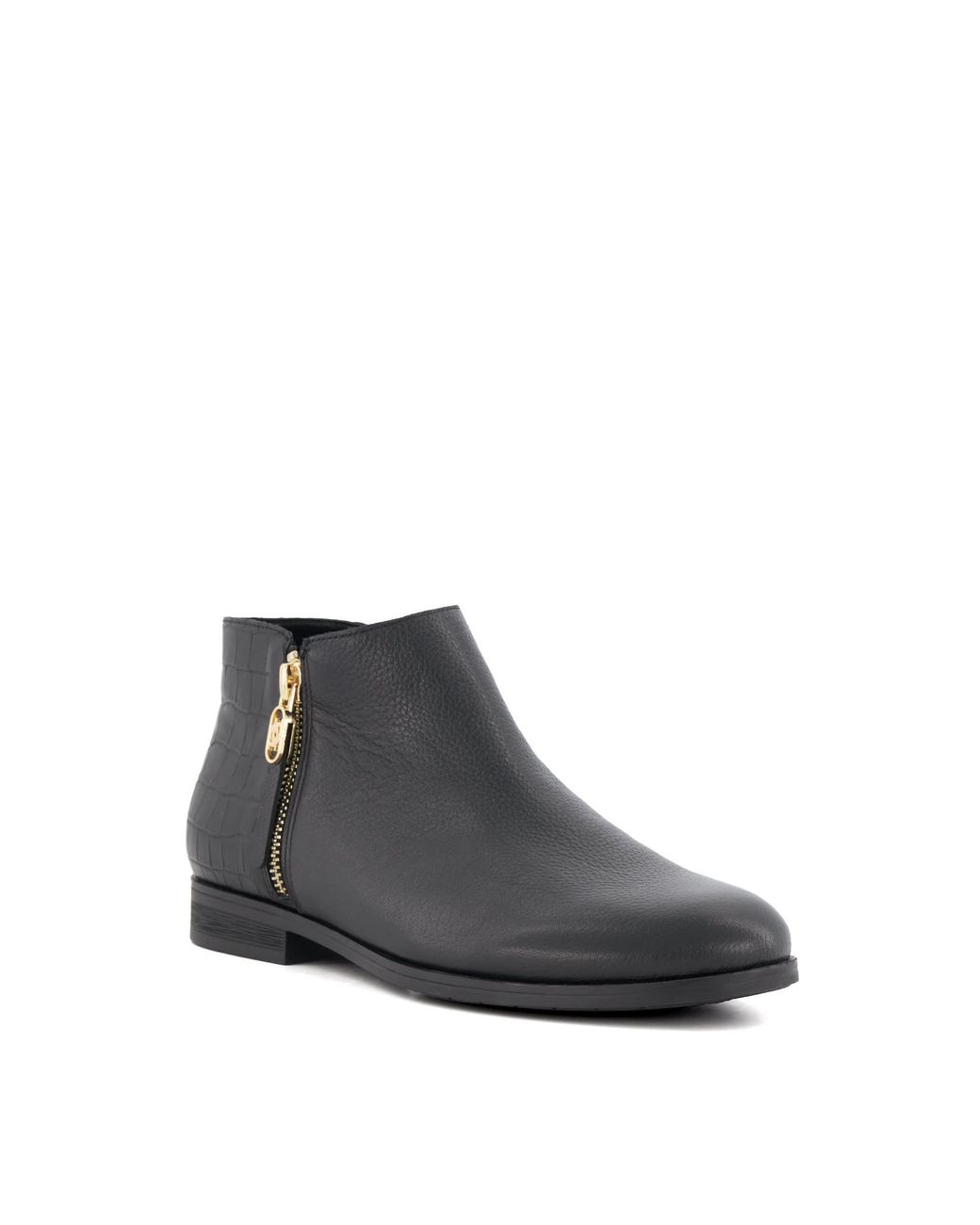 Dune Black Ladies Casual Ankle Boots Pond