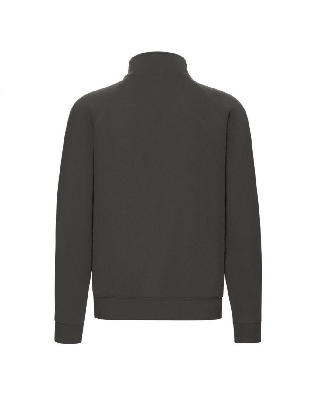Fruit Of The Loom Gray Premium Sweat Jacket (Light Graphite)