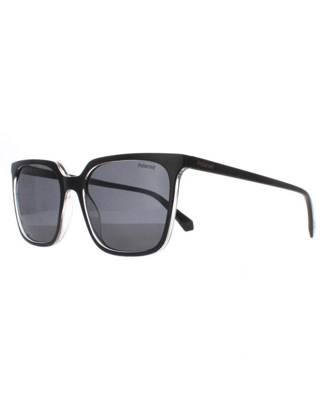 Polaroid Black Rectangle Crystal Polarized Pld 4163/S