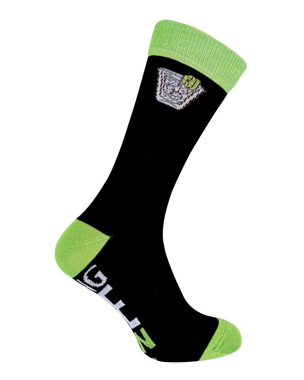 Sock Snob Green If You Can Read This Socks Bring Me Gin for men